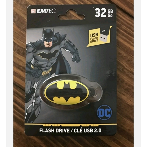 Batman 32 GB USB Flash Drive 2.0 Emtec New